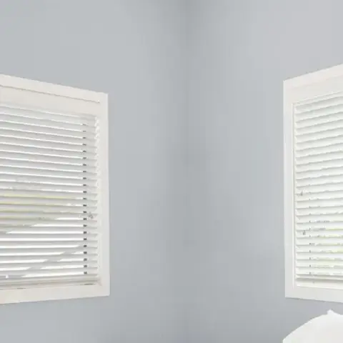Faux-Wood Venetian Blinds